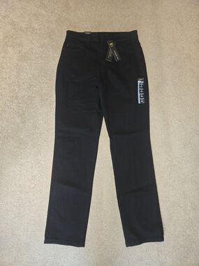 Lee Black Straight-Leg Denim Jeans